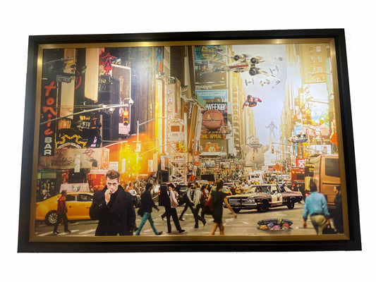 Hung Tran - Escape from New York 48x36 Framed Print