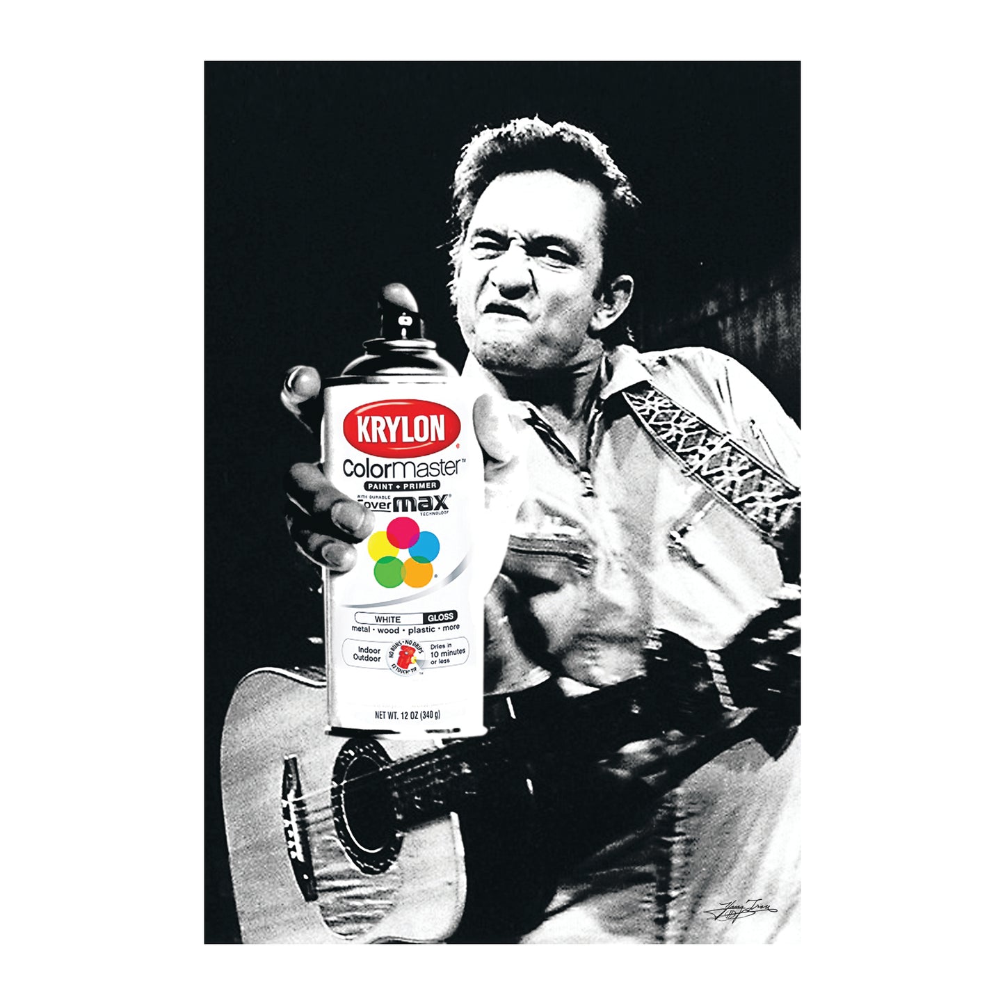 Outlaw Spray Can — Print